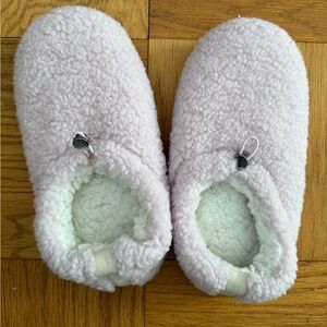 Cozy Pink Fleece Slippers